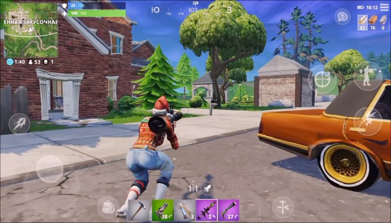 Fortnite королевская битва на Андроид