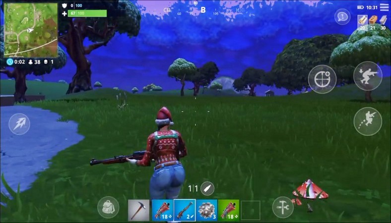 Fortnite battle royale на Андроид