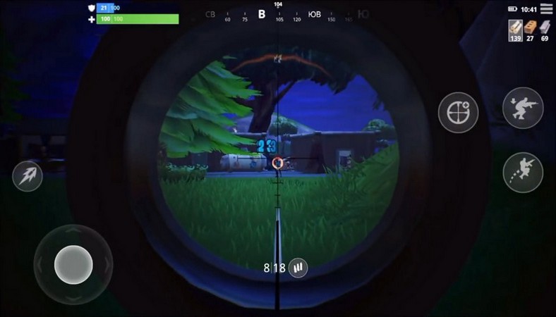 Fortnite королевская битва на Андроид